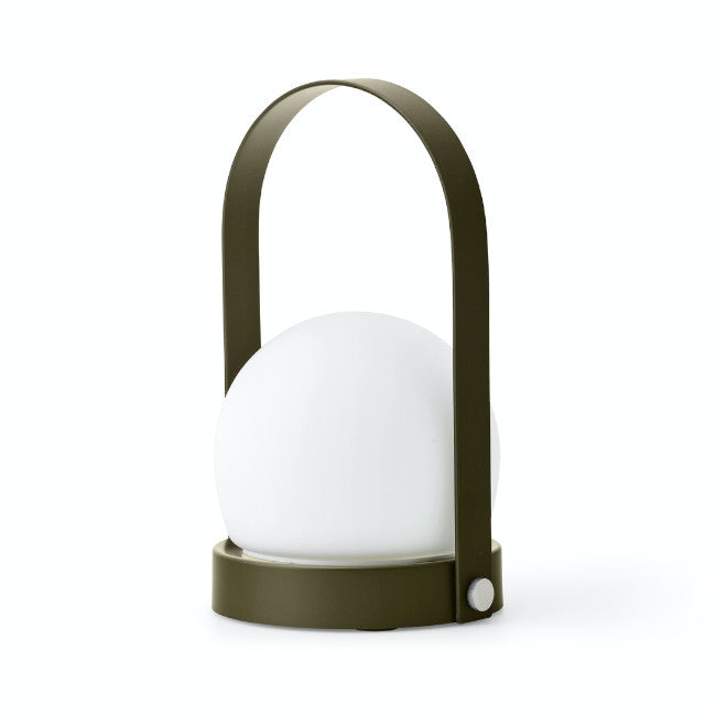 Carrie bordlampe Transportabel - Olive - H: 24,5 cm. - Audo Copenhagen