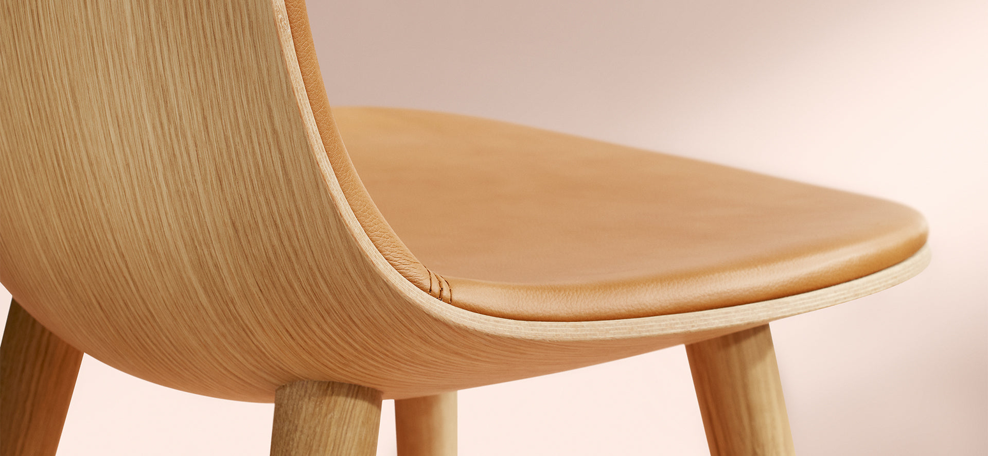 EVA SOLO ABALONE spisebordsstol (Olieret eg m. cognac læder) - Eva Solo