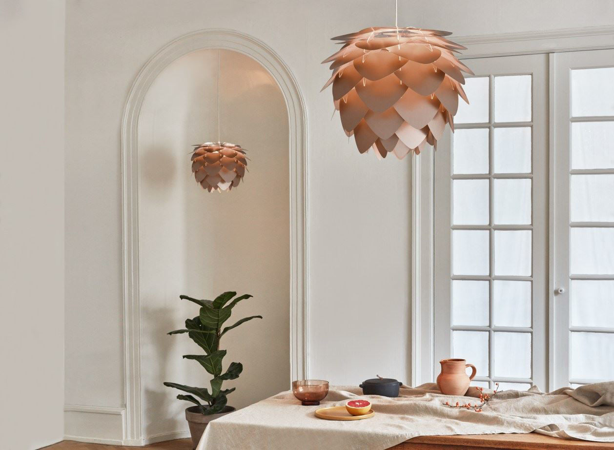 Aluvia skærm - Brushed Bronze - Medium Ø: 59 cm - Umage