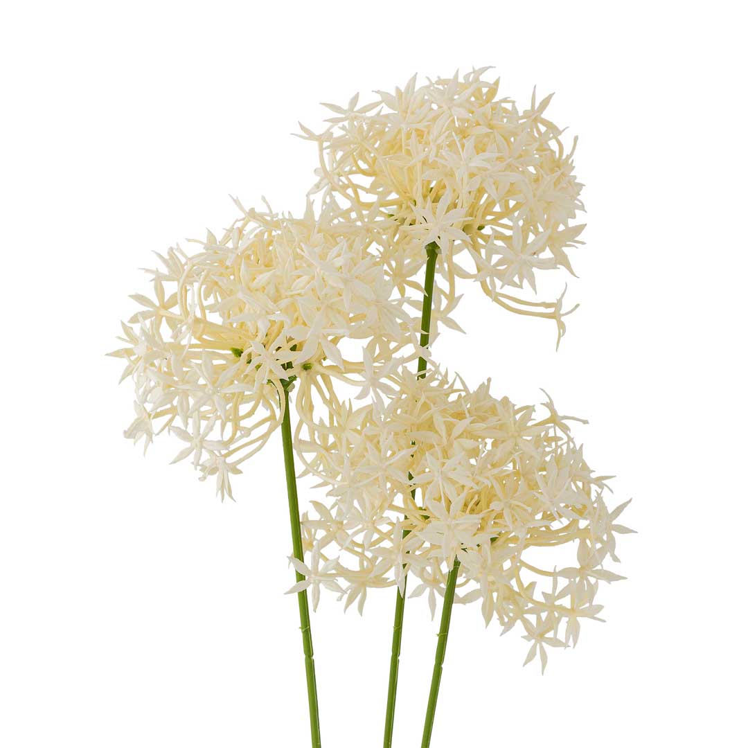 Allium Stilk, Hvid, Kunstige Blomster - Bloomingville