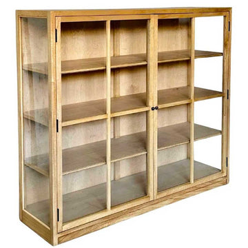 Vitrineskab - Eg - 140x120 - ByH