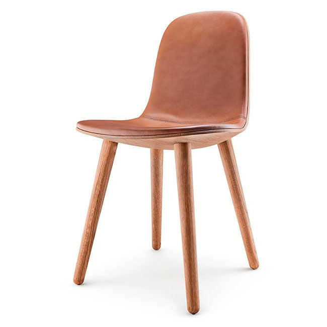 EVA SOLO ABALONE spisebordsstol (Olieret eg m. cognac læder) - Eva Solo