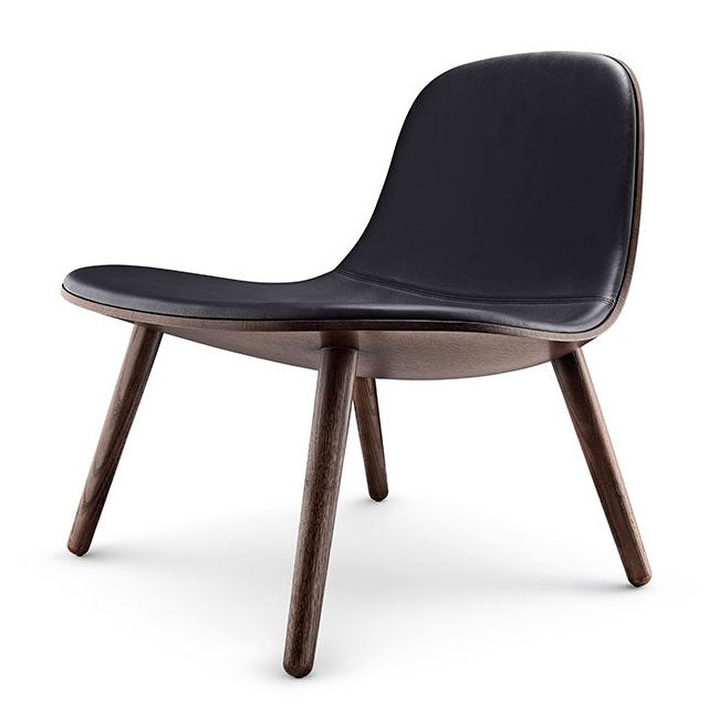 EVA SOLO ABALONE Loungestol (Røget eg m. sort læder) - Eva Solo