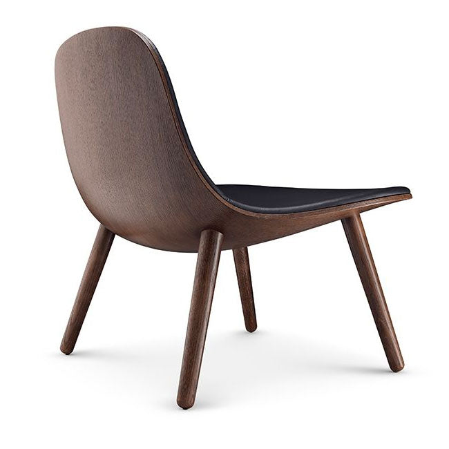 EVA SOLO ABALONE Loungestol (Røget eg m. sort læder) - Eva Solo