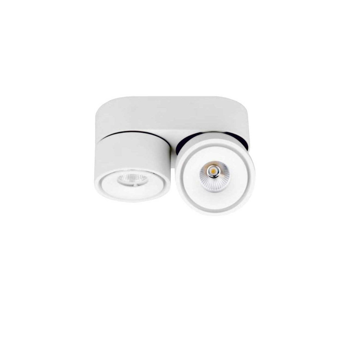 Aim Spot Double Loft/Vægspot - Hvid - Loom Design