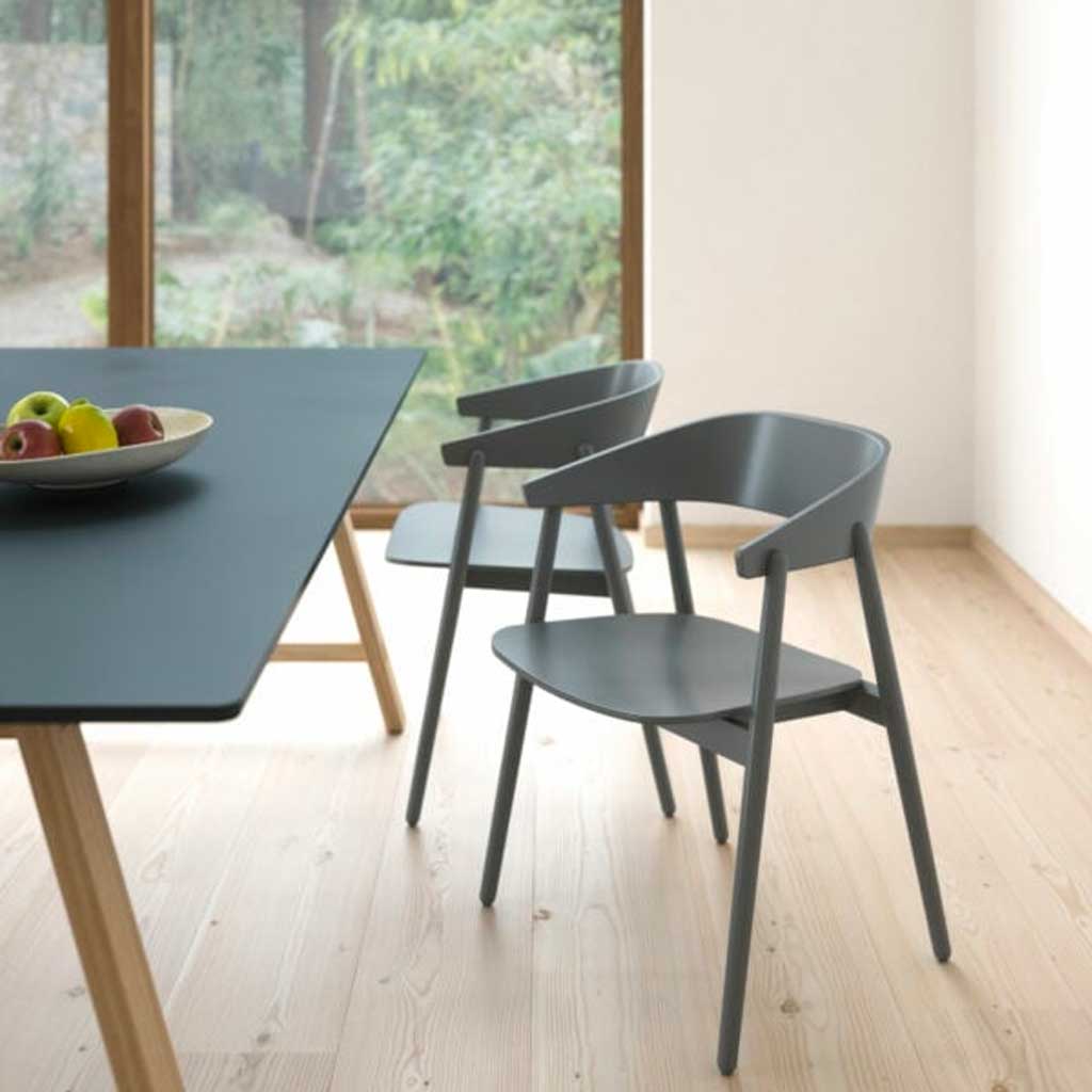 AC2 spisebordsstol - Bøg / Grøn - Andersen Furniture