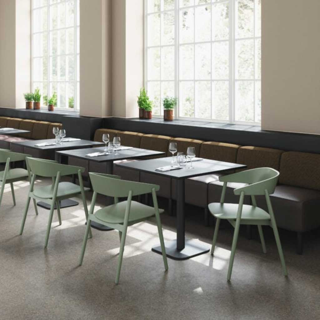 AC2 spisebordsstol - Bøg / Grøn - Andersen Furniture