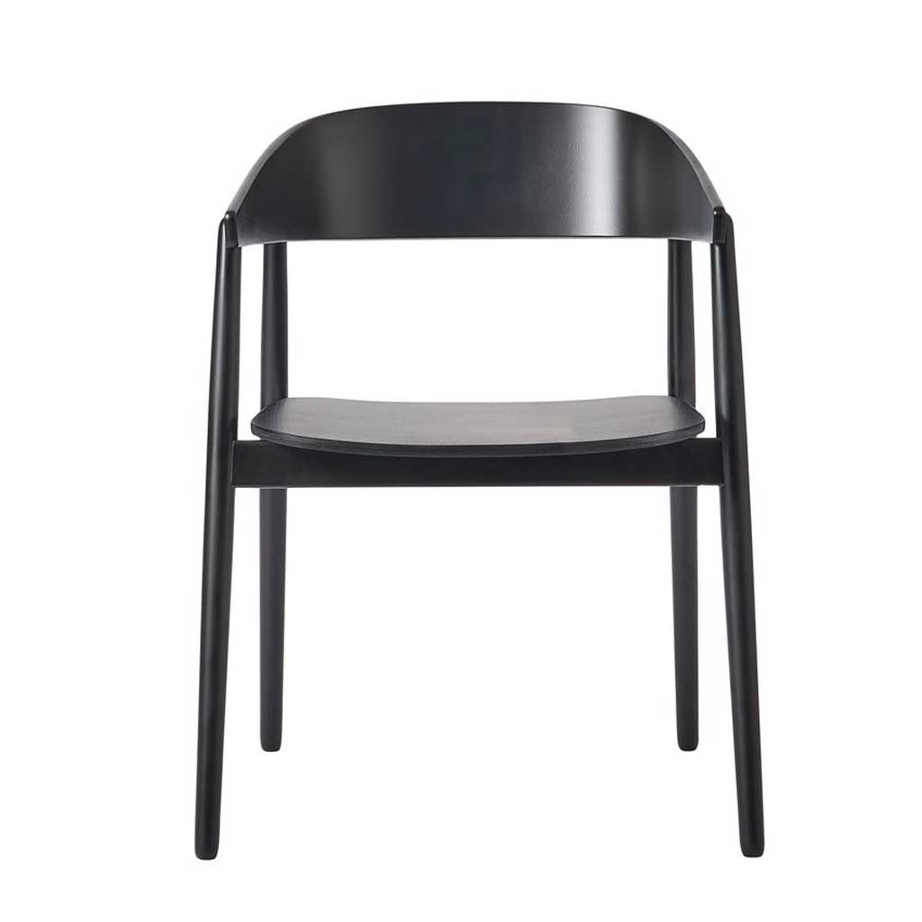 AC2 spisebordsstol - Bøg sort mat lak - Andersen Furniture