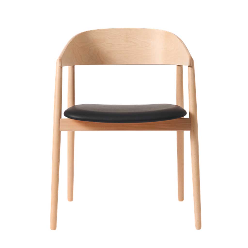 AC2 spisebordsstol - Bøg Hvidpigmenteret mat lak / Polster - Andersen Furniture