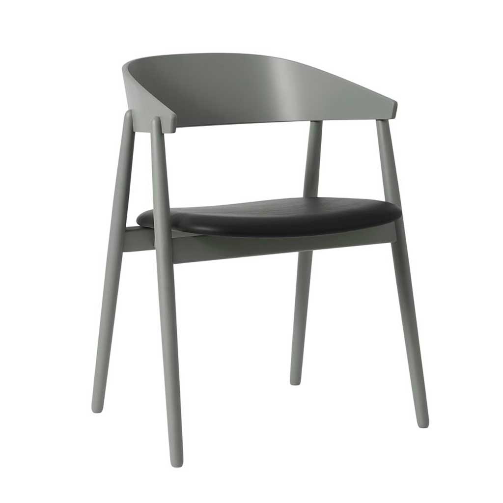 AC2 spisebordsstol - Bøg Grå / Polster - Andersen Furniture