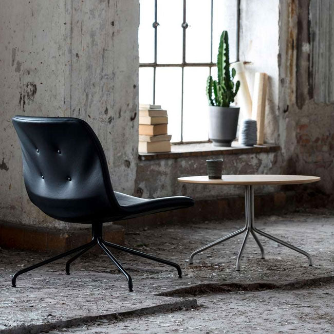 Primum Lounge Chair u/arm (Læder) - Bent Hansen