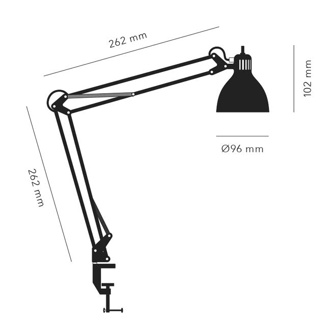Archi T1 Junior væg/bordlampe - Nordic Living
