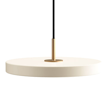 Asteria Pendel Plus Mini - Pearl White / Brass - Ø: 31 Cm - Umage