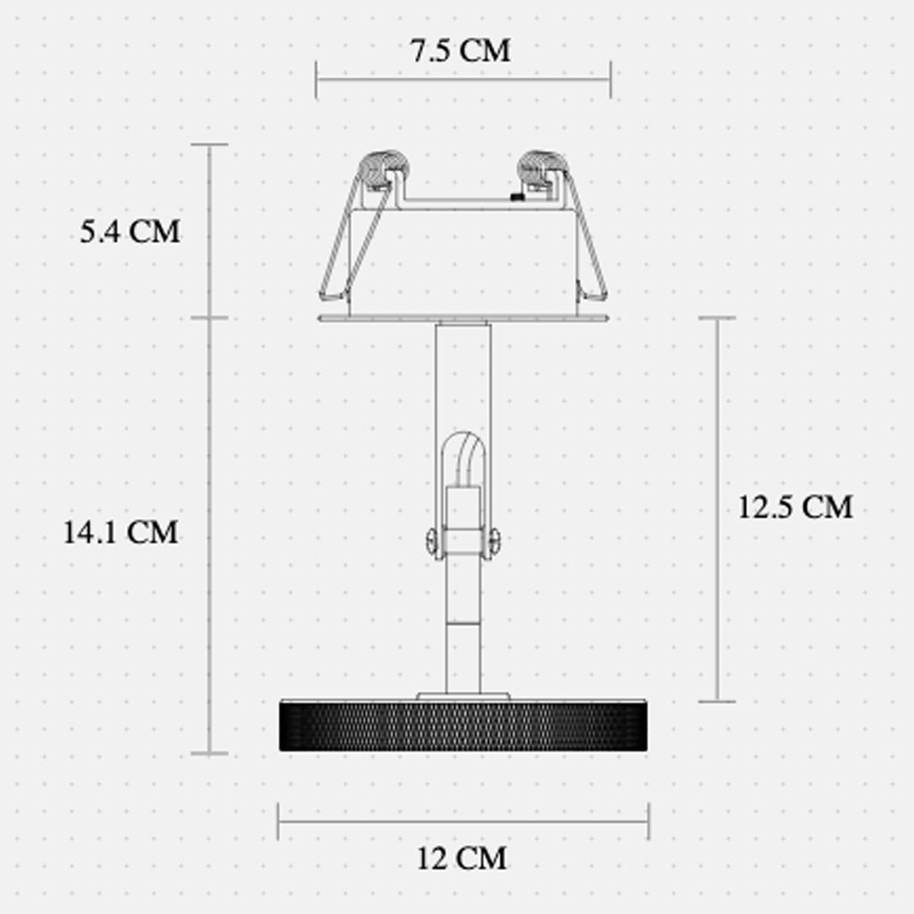 Asteria Spot Spotlampe - Plated brass - Umage