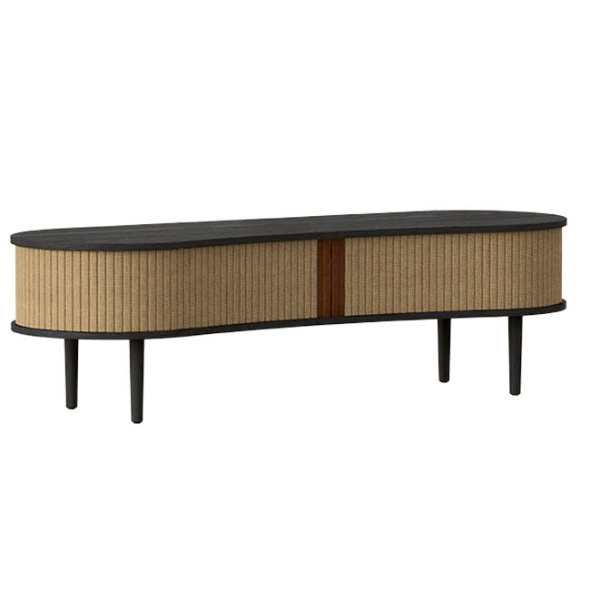 Audacious TV Bænk - Black / Sugar Brown - 40x140x46 cm - Umage