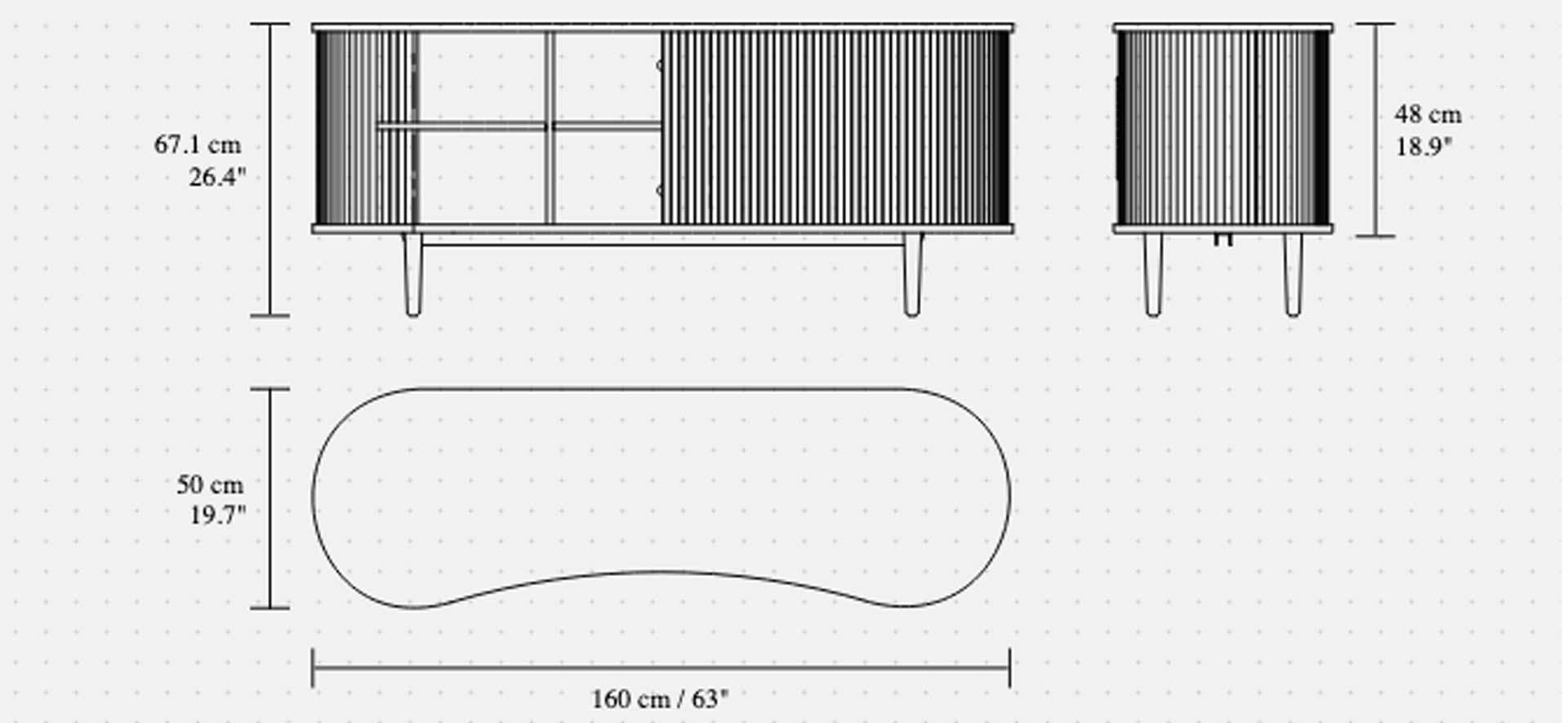 Audacious Sideboard Skænk - Umage