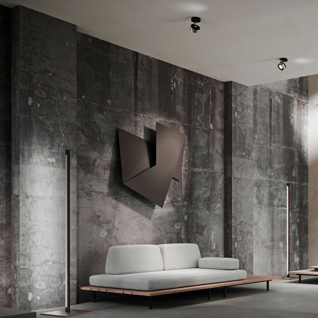 BLADE Spot C1 Loftlampe - Matt Black / Satin Gold - Light Point / Studio F. A. Porsche