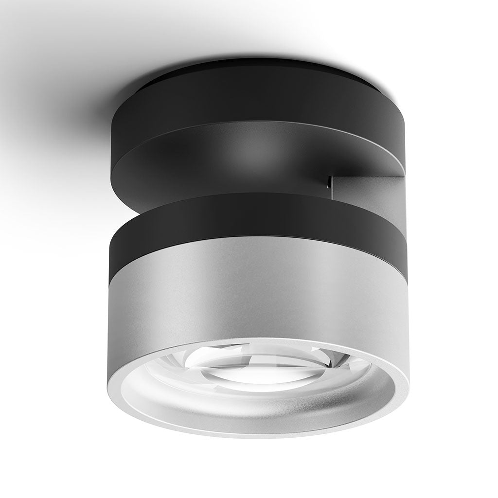 BLADE Spot C1 Loftlampe - Matt Black / Satin Silver - Light Point / Studio F. A. Porsche