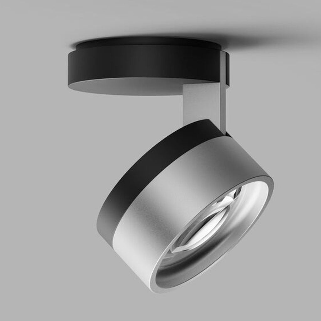 BLADE Spot C1 Loftlampe - Matt Black / Satin Silver - Light Point / Studio F. A. Porsche