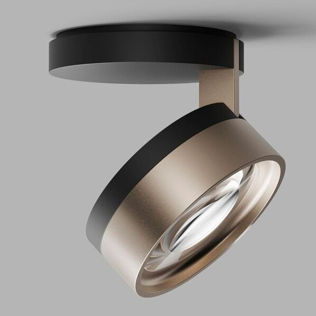 BLADE Spot C1+ Loftlampe - Matt Black / Satin Gold - Light Point / Studio F. A. Porsche