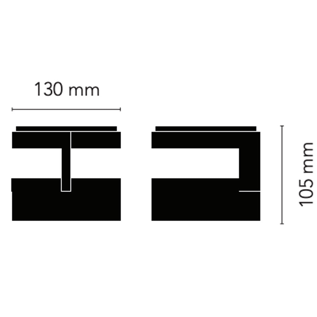 BLADE Spot C1+ Loftlampe - Matt Black / Satin Silver - Light Point / Studio F. A. Porsche