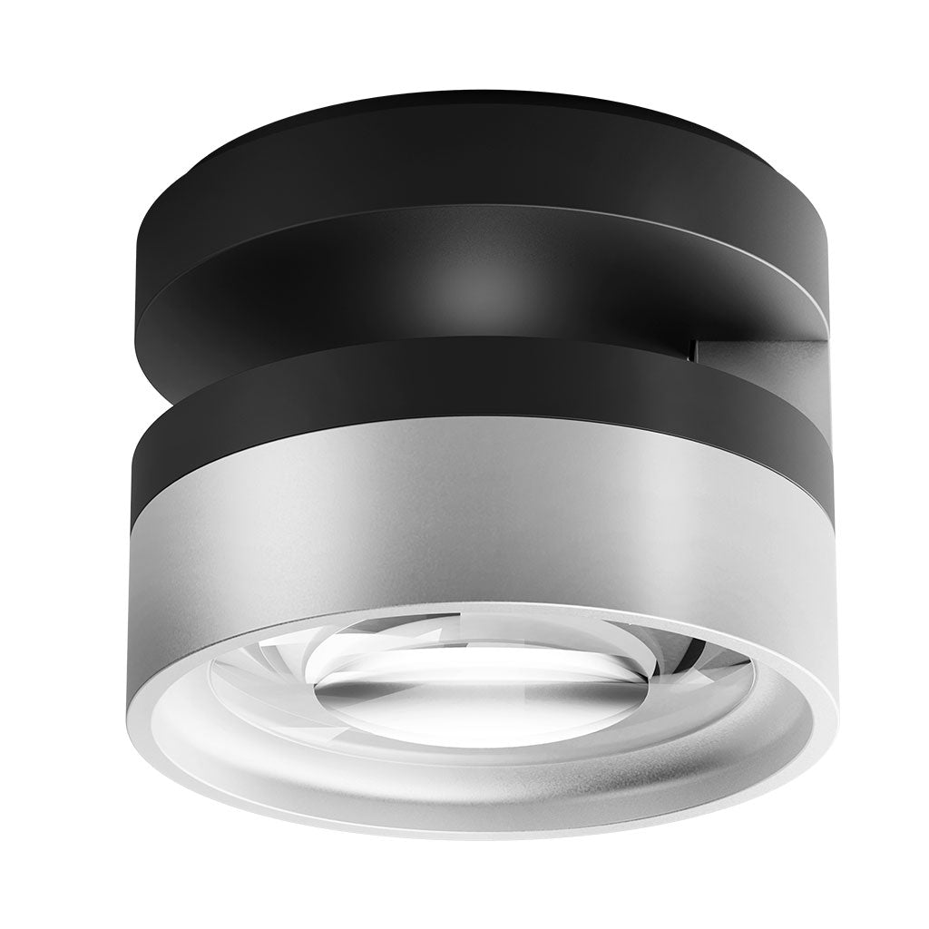 BLADE Spot C1+ Loftlampe - Matt Black / Satin Silver - Light Point / Studio F. A. Porsche