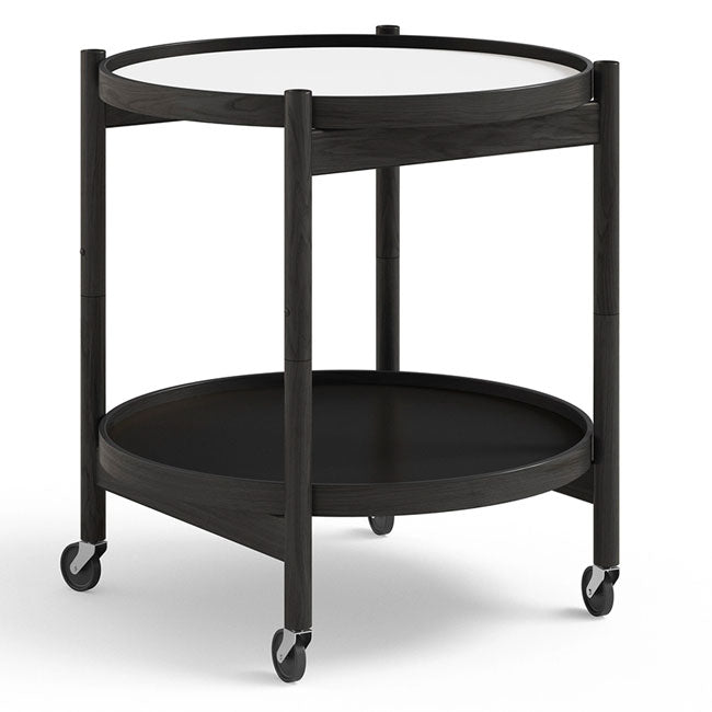 Bølling bakkebord - Bøg sort, lakeret - Ø50 - Brdr. Krüger