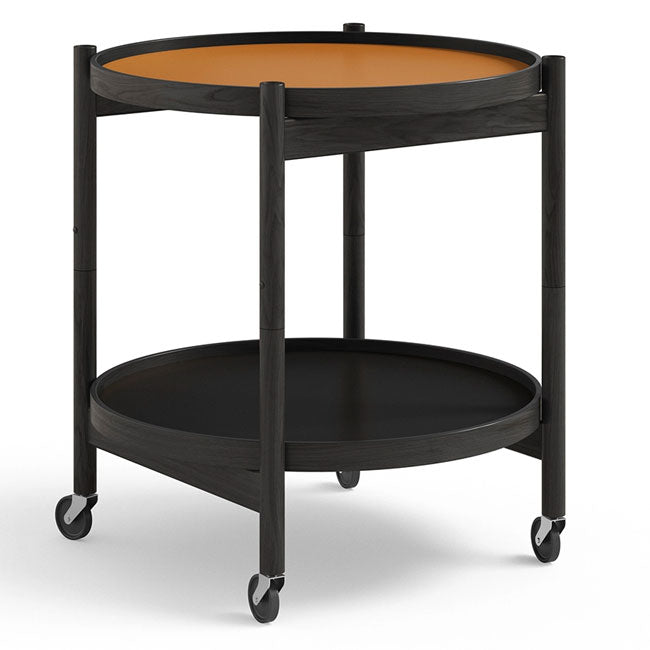 Bølling bakkebord - Bøg sort, lakeret - Ø50 - Brdr. Krüger