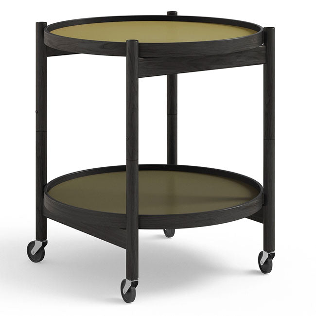 Bølling bakkebord - Bøg sort, lakeret - Ø50 - Brdr. Krüger