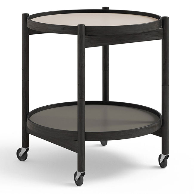 Bølling bakkebord - Bøg sort, lakeret - Ø50 - Brdr. Krüger