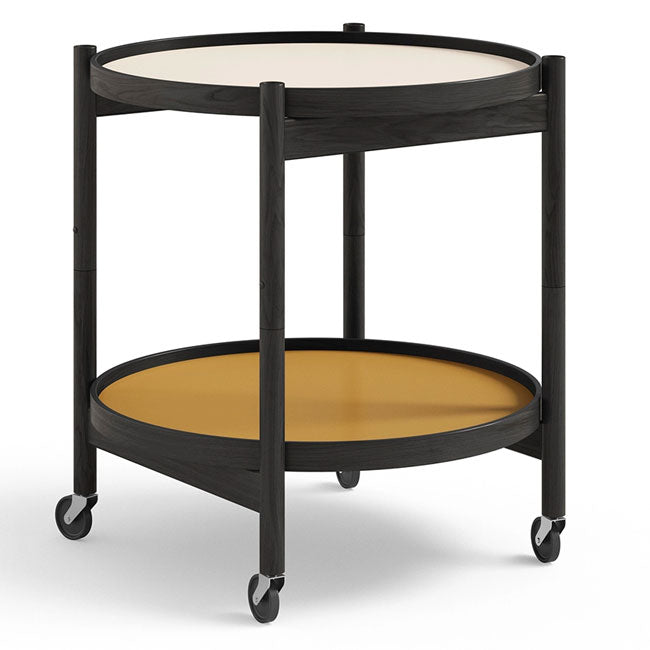 Bølling bakkebord - Bøg sort, lakeret - Ø50 - Brdr. Krüger