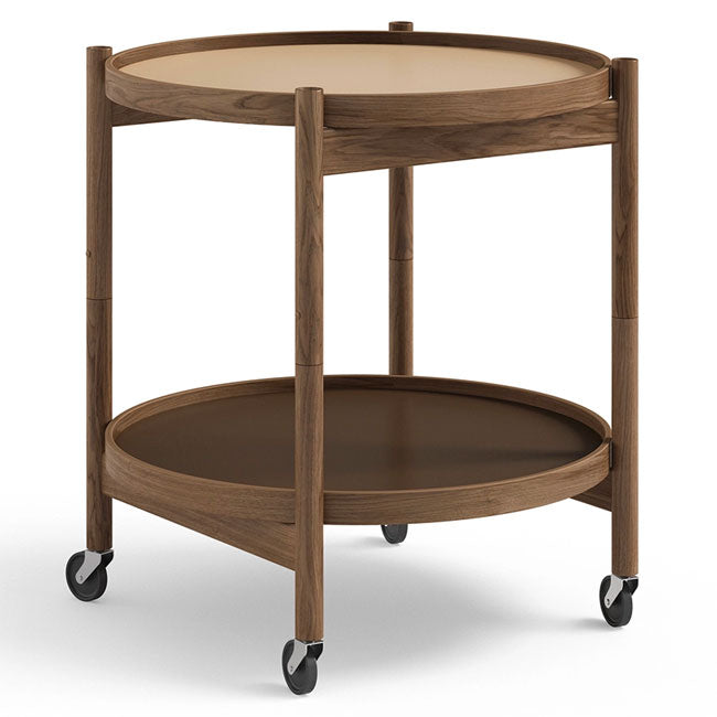 Bølling bakkebord - Valnød, olieret - Ø50 - Brdr. Krüger