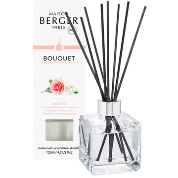 Paris Chic - Cube flakon med duftpinde - Maison Berger