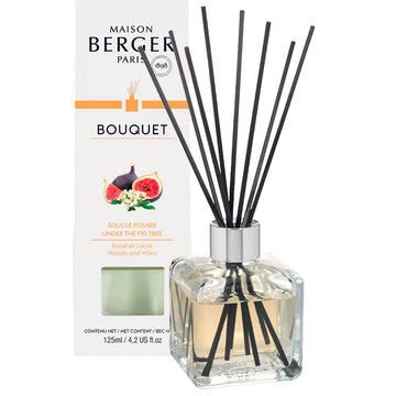 Under the Fig Tree - Cube flakon med duftpinde - Maison Berger