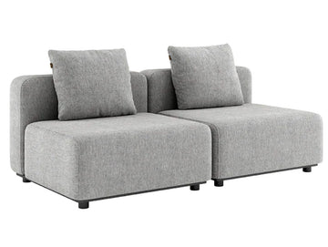 Cobana Lounge Sofa - 3 pers. u/arm. inkl. puder - Sand Melange - SACKit