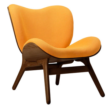 A Conversation Piece Lænestol - Dark Oak/Tangerine - H: 83 cm - Umage