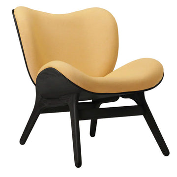 A Conversation Piece Lænestol - Black / Summer shine - H: 83 cm - Umage