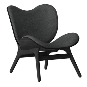 A Conversation Piece Lænestol - Black/Shadow - H: 83 cm - Umage