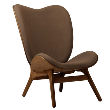 A Conversation Piece Tall Lænestol - Dark Oak / Mocca - H: 106 cm - Umage