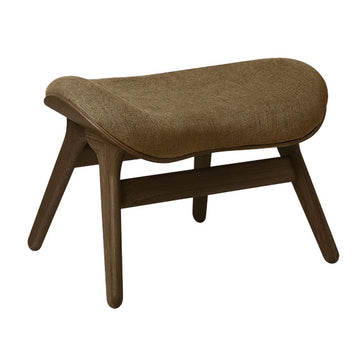 A Conversation Piece Ottoman - Dark Oak / Sugar Brown - H: 43 cm - Umage