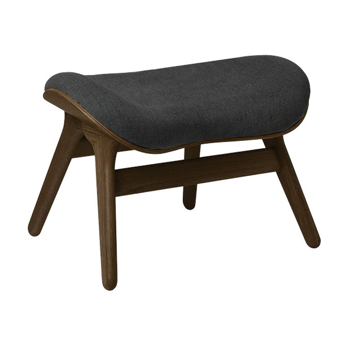 A Conversation Piece Ottoman - Dark Oak / Shadow - H: 43 cm - Umage