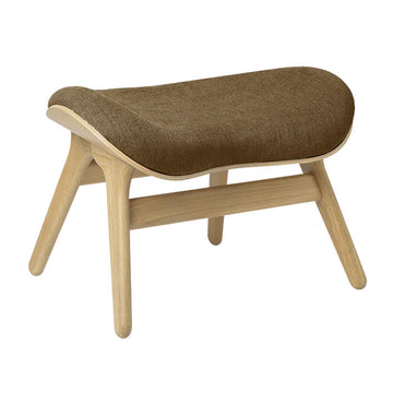 A Conversation Piece Ottoman - Oak / Sugar Brown - H: 43 cm - Umage