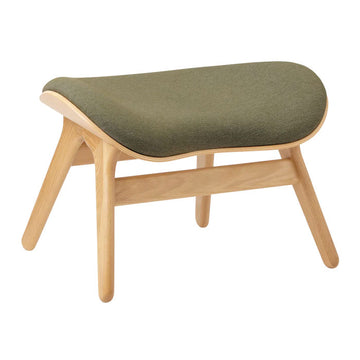 A Conversation Piece Ottoman - Oak / Morning meadows - H: 43 cm - Umage
