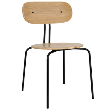 Curious spisebordsstol - Oak/Black - Umage