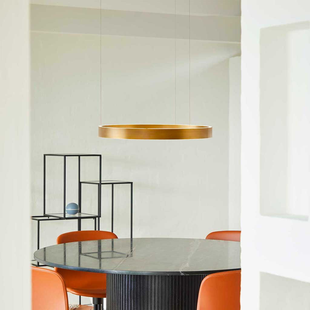 EOS 360 Pendel - Large - Mat Messing - Loom Design