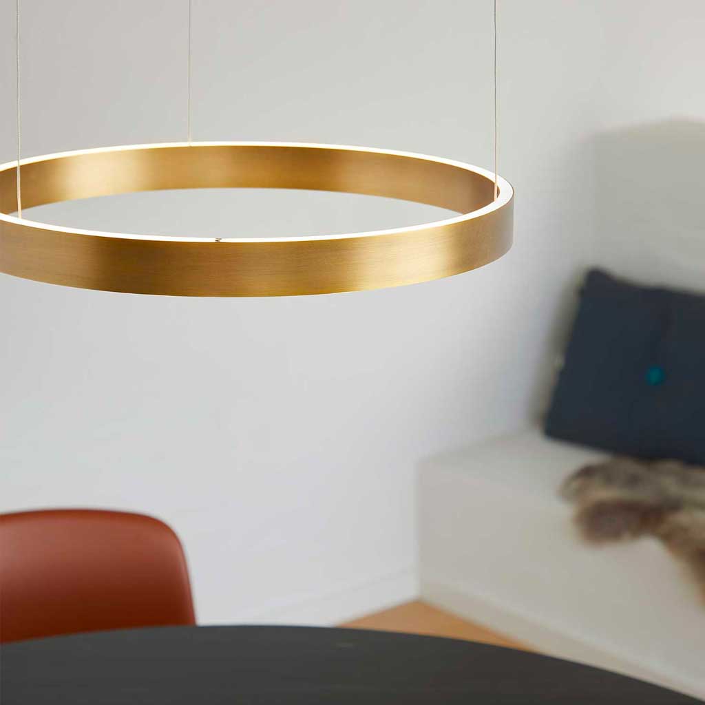 EOS 360 Pendel - Large - Mat Messing - Loom Design