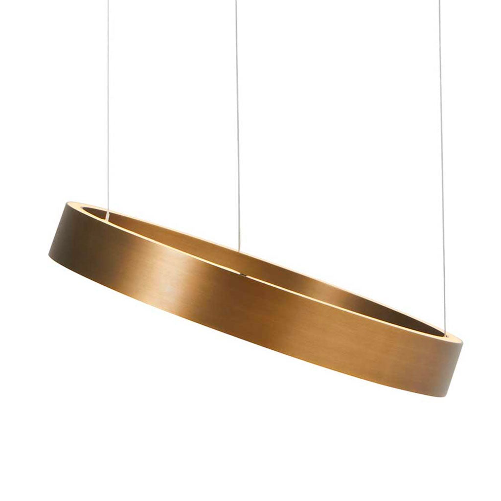 EOS 360 Pendel - Small - Mat Messing - Loom Design