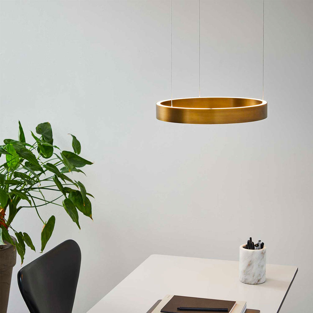 EOS 360 Pendel - Small - Mat Messing - Loom Design