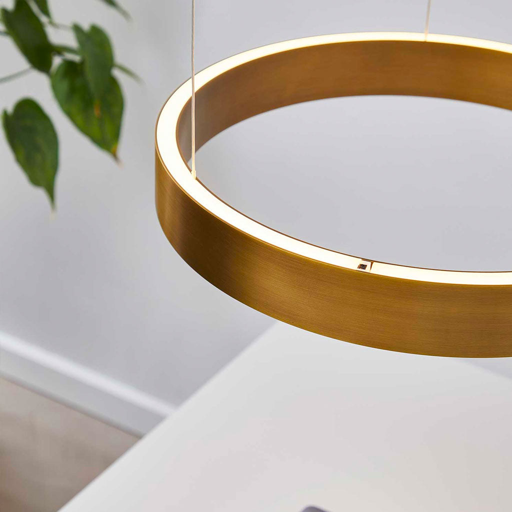 EOS 360 Pendel - Small - Mat Messing - Loom Design