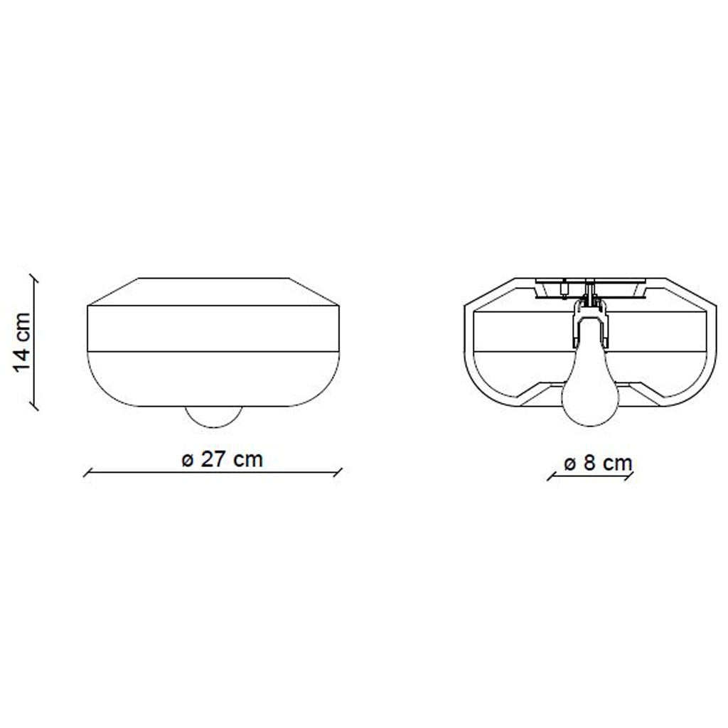 Bellota C2542 Væg-/Loftlampe - Ferroluce